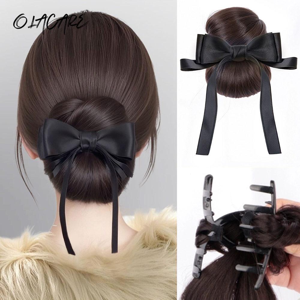Synthetische Strik Haar Klauw  - Claw Clip Messy Bun Hair Piece recensie en prijs