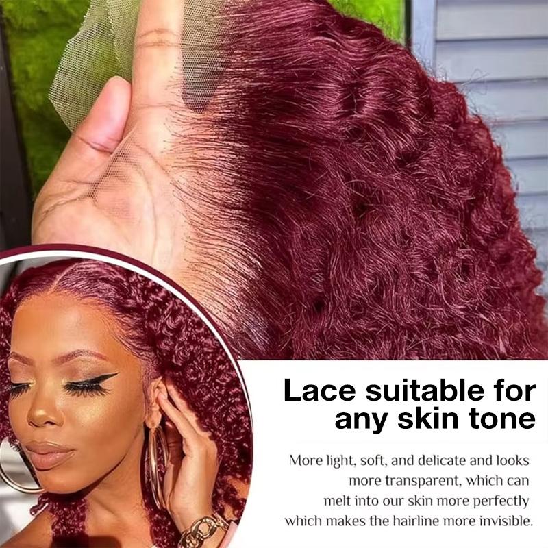 99j Deep Wave Lace Front Haarp - Hd Lace Frontal Wig Human Hair Pre Plucked recensie en prijs