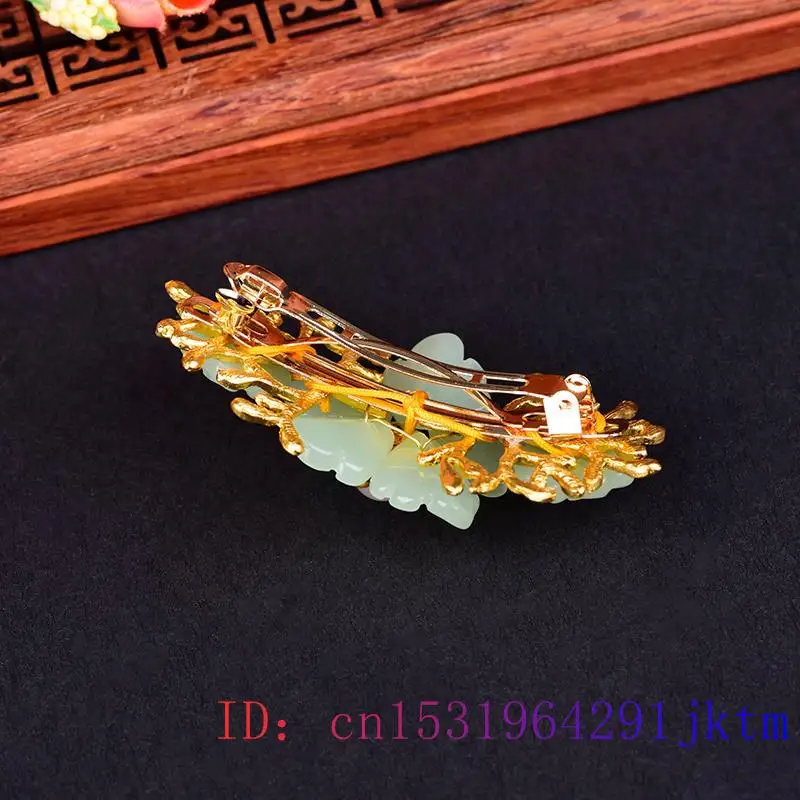Groene Jade Bloem Barrette Des - Hair Clips recensie en prijs