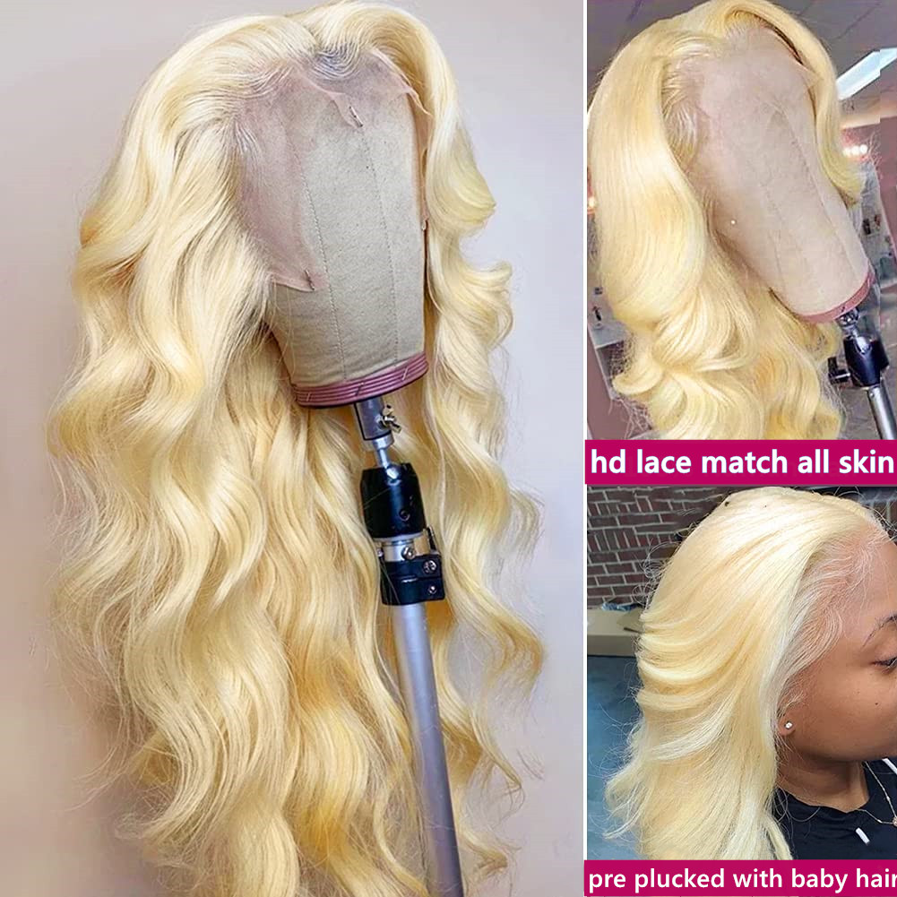 613 13x6 Lace Frontal Wig Haar - 613 Blonde Body Wave Lace Front Wig recensie en prijs