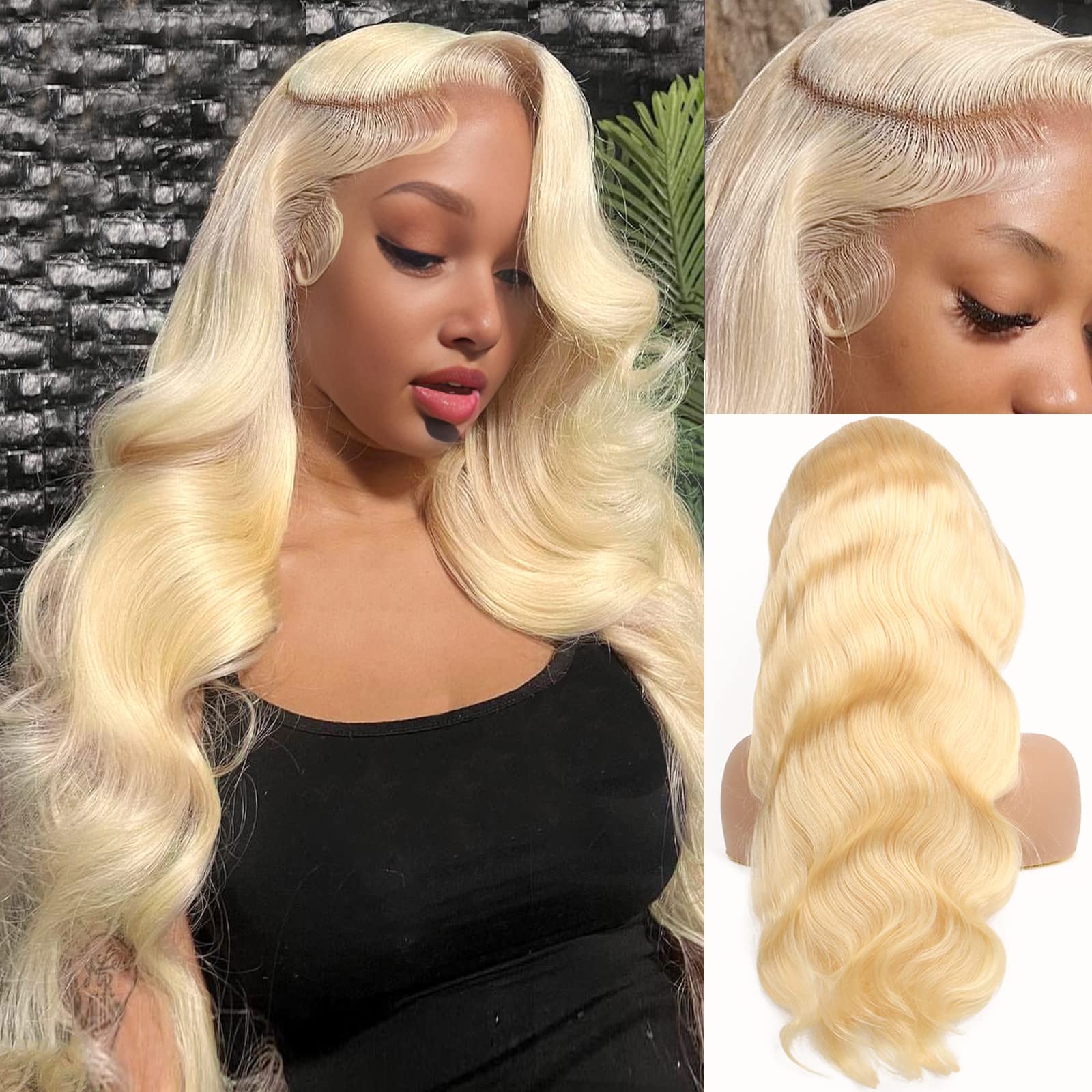 13x6 Lace Front 613 Pruik van  - 613 Blonde Body Wave Lace Front Wig recensie en prijs