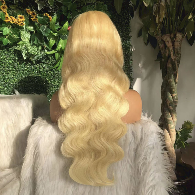 13x6 Lace Front 613 Pruik van  - 613 Blonde Body Wave Lace Front Wig recensie en prijs